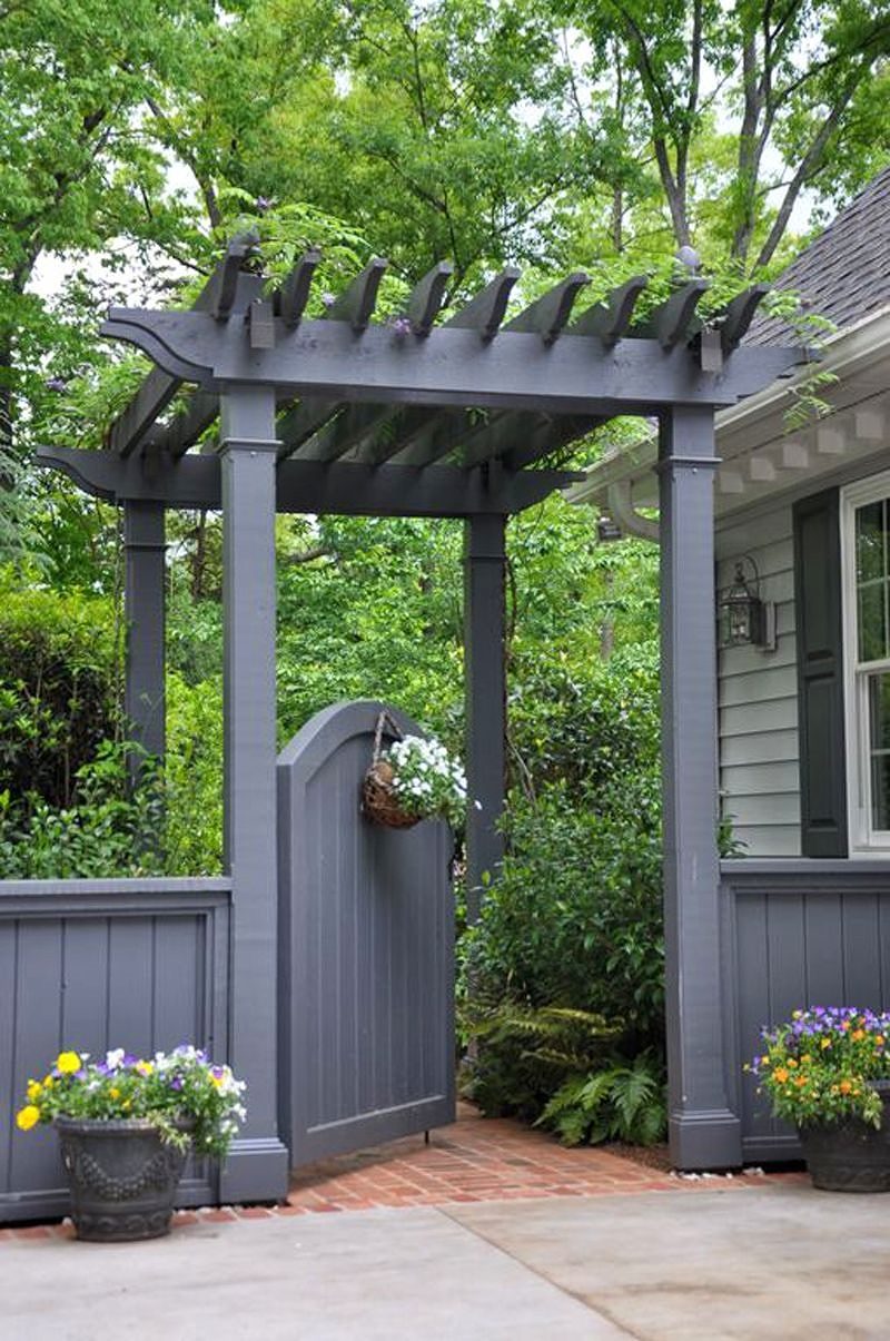 27 Beautiful Flower Garden Gate Ideas to Add Curb Appeal ...