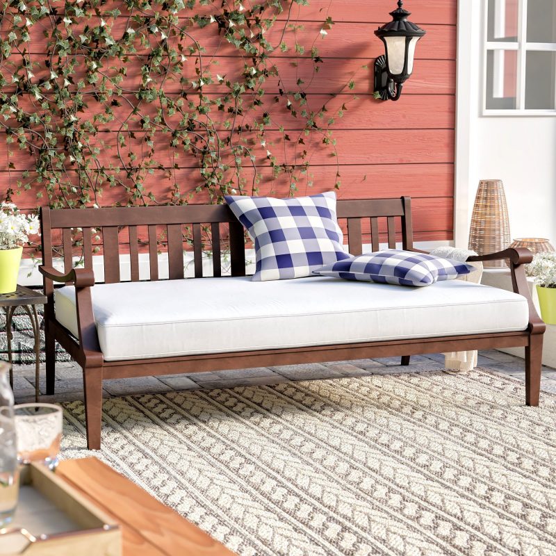 Best Patio Sofa Ideas-Dowling Daybed with Cushion by Three Posts