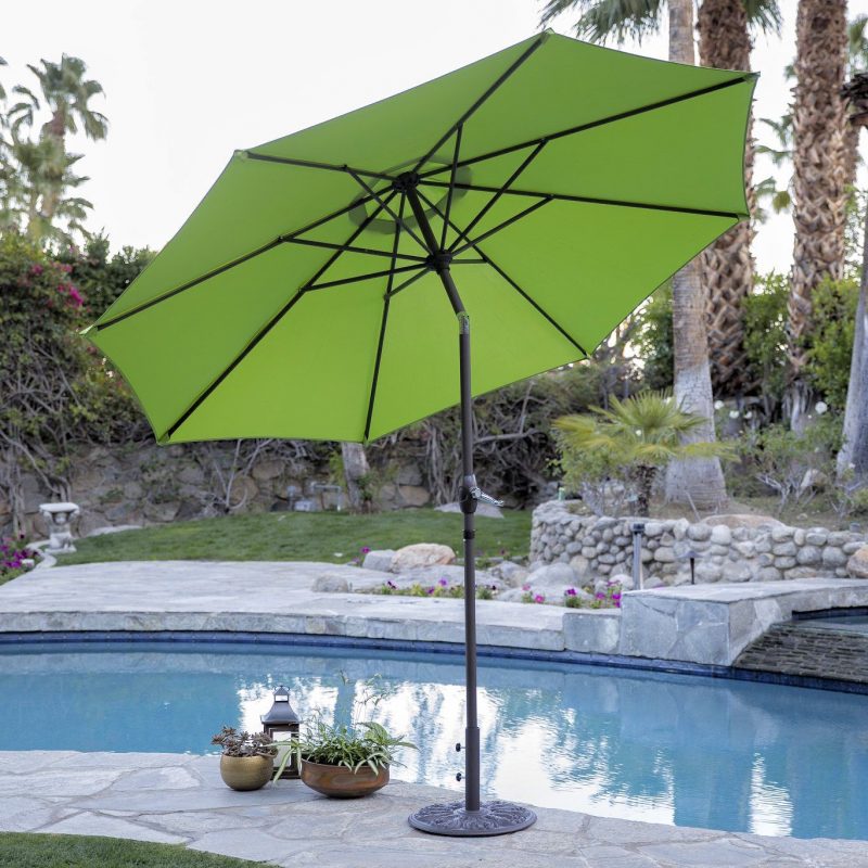 Best Patio Umbrella Ideas-Steel Market Patio Umbrella by Coral Coast