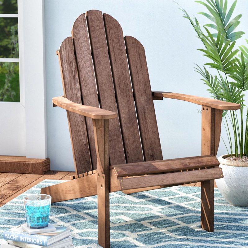 Best Adirondack Chair Ideas-Knowlson Solid Wood Adirondack Chair by Beachcrest Home